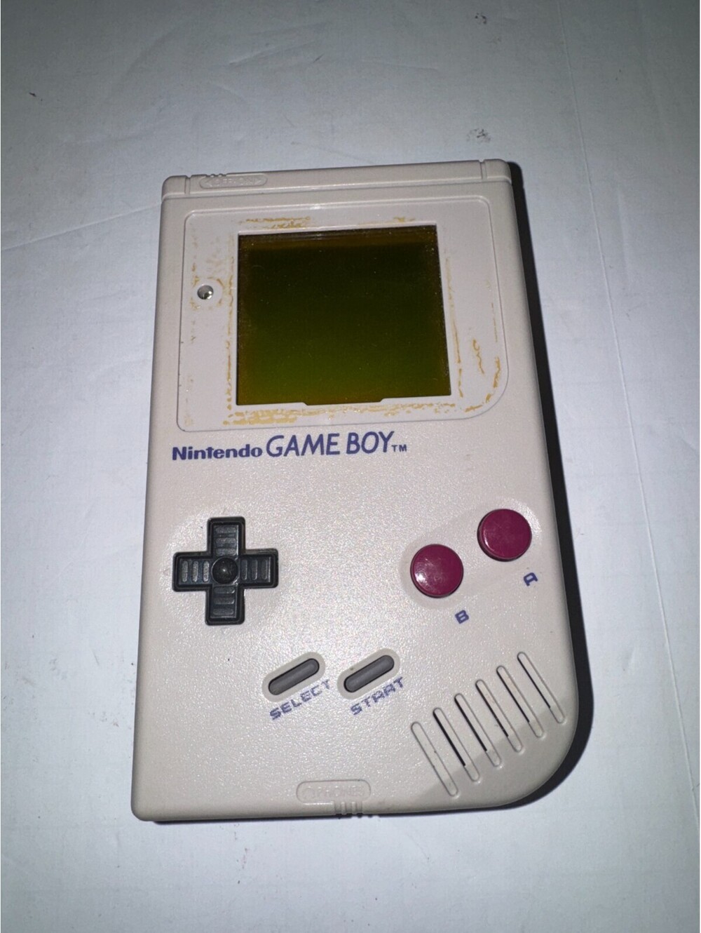 Original Authentic Gameboy For Parts or Repair - Powers On